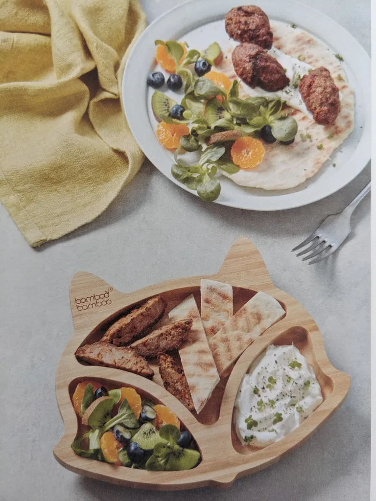 Baby-friendly lamb kebabs