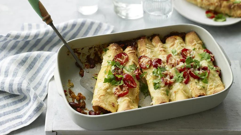 Beef enchiladas