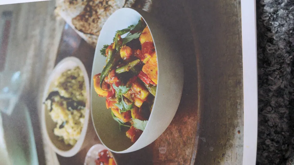 Sticky green bean and chilli paneer