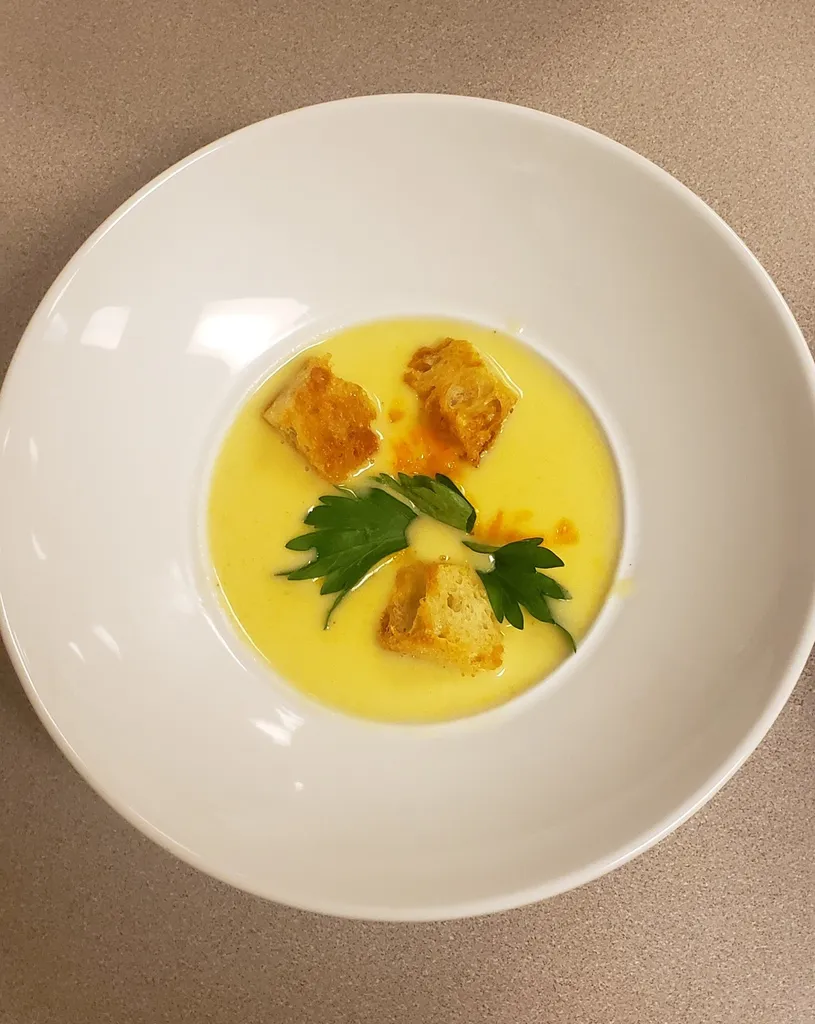 Soured cream and chive dumplings