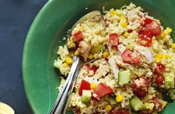 Aubergine, chickpea & tomato