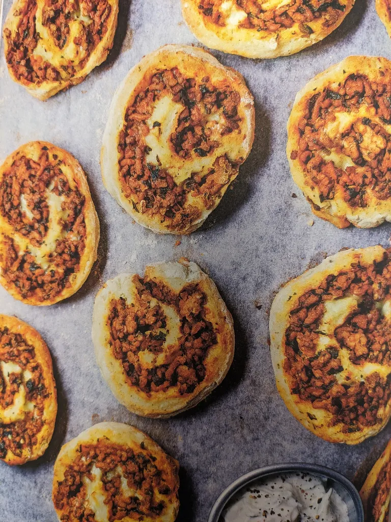 Turkish lamb & spinach scrolls