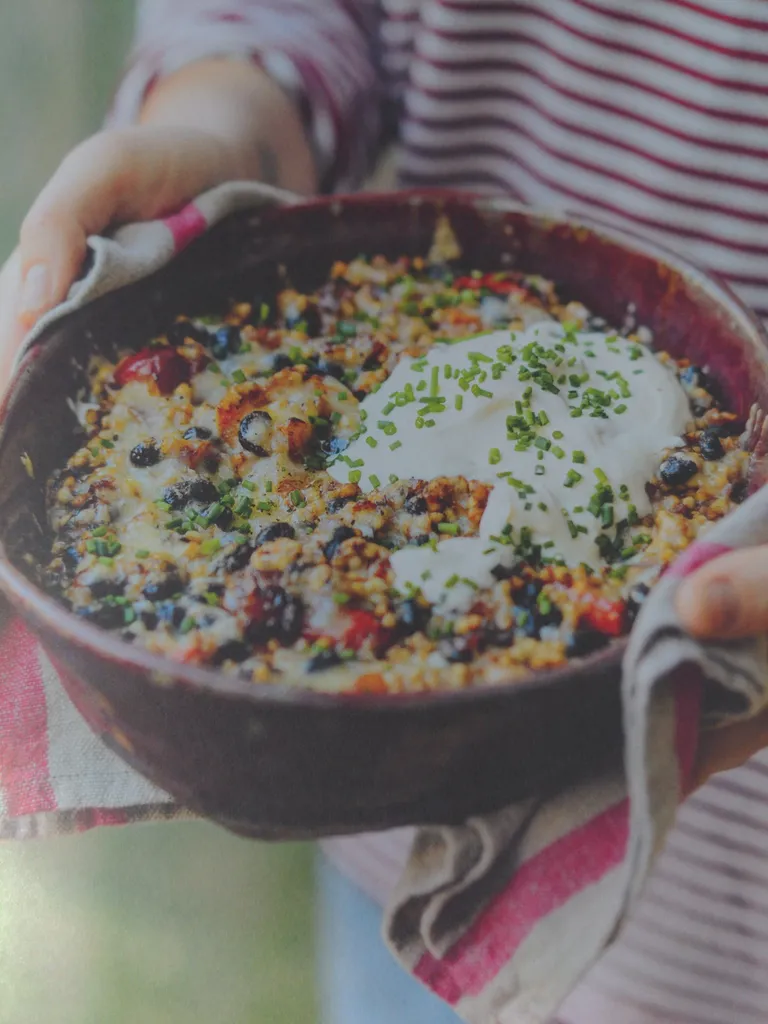 Mexican buckwheat bake