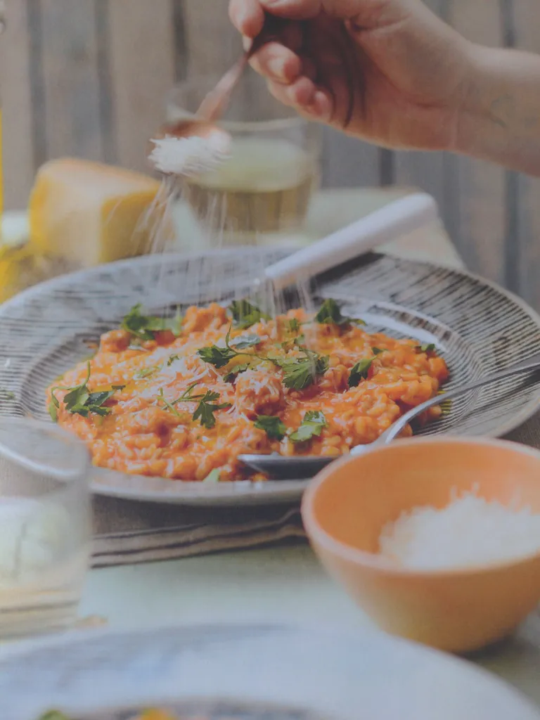 Italian pork & tomato risotto