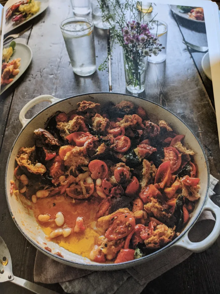 Tomato and coconut cassoulet