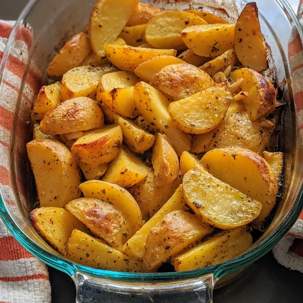 Greek Lemon Potatoes