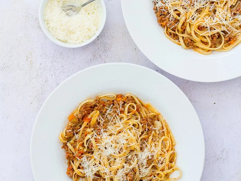 Pressure Cooker Spaghetti Bolognese