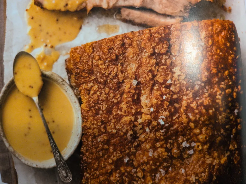 Crispy slow roasted pork belly