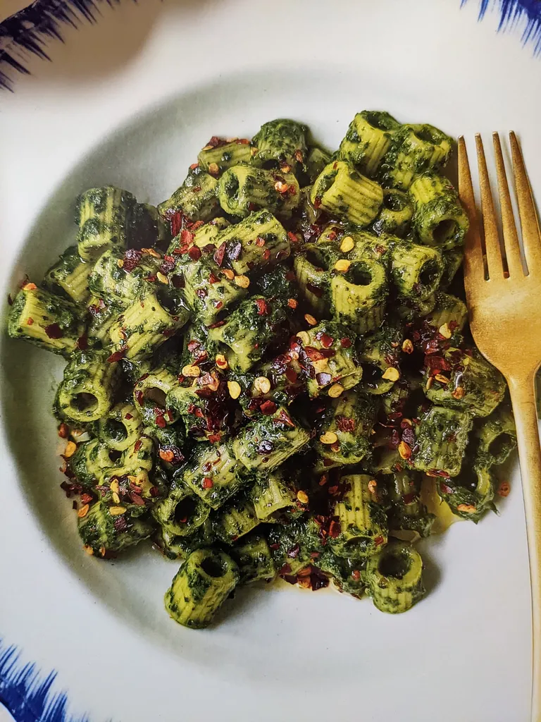 Coconut Cream Spinach Pasta