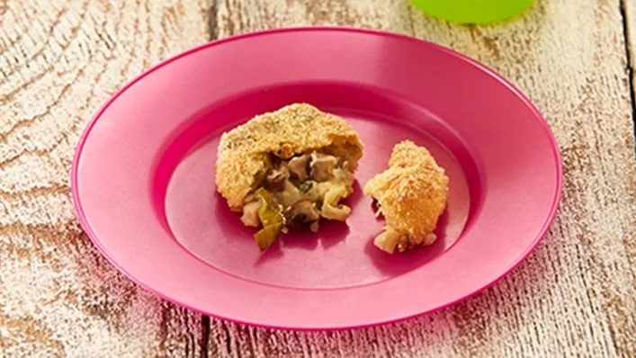 Cheese and mushroom cakes