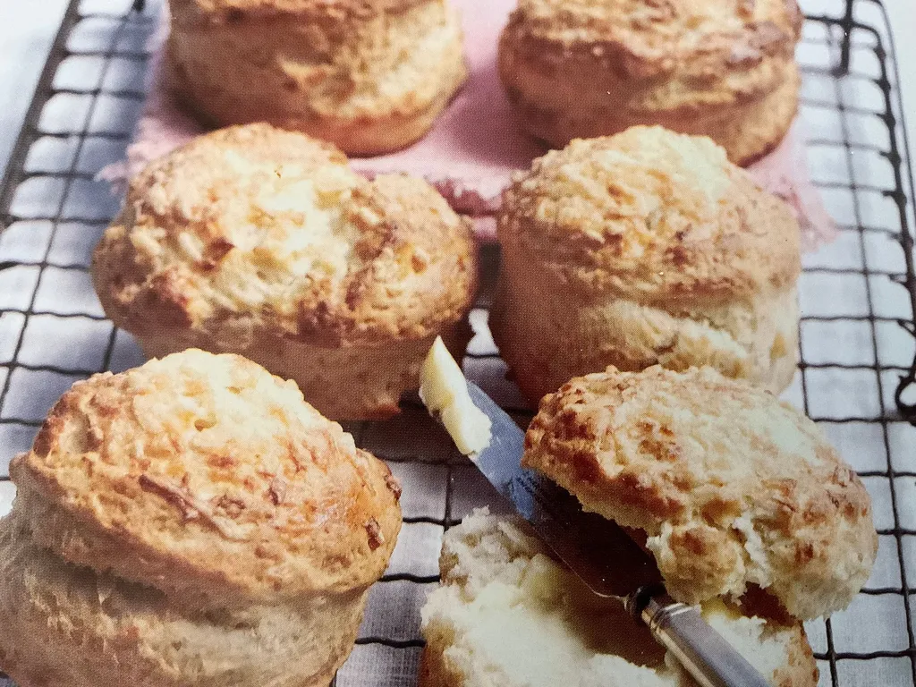 Bacon, cheese & chive muffins