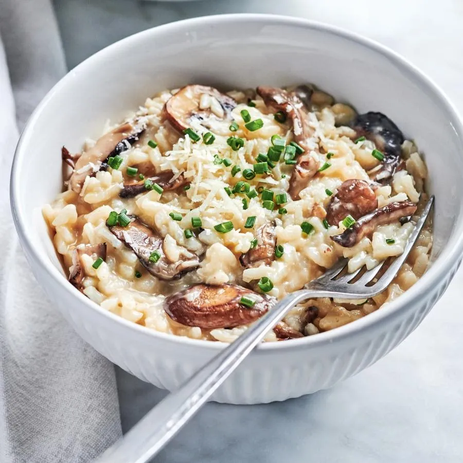 Sausage & red wine risotto