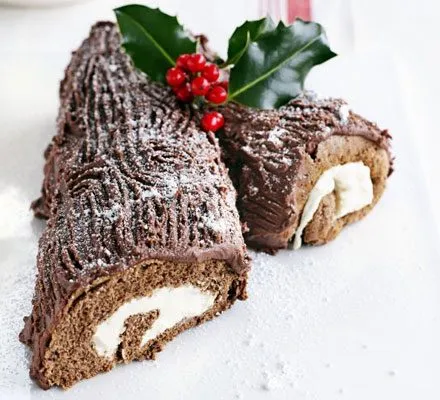 Yummy chocolate log