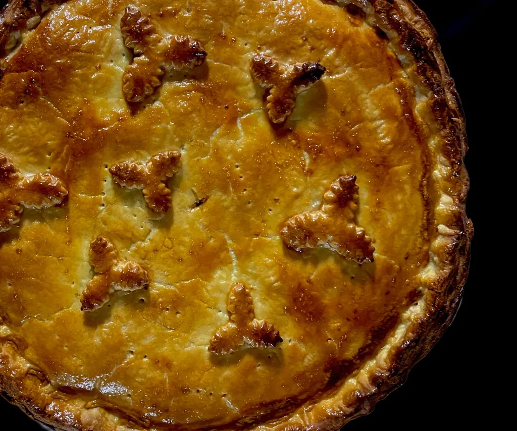 Fish pie with broccoli mash