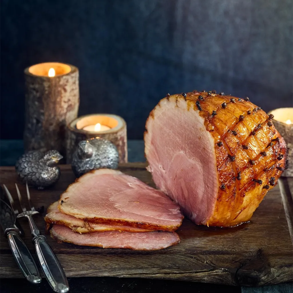 Maple and honey roast ham