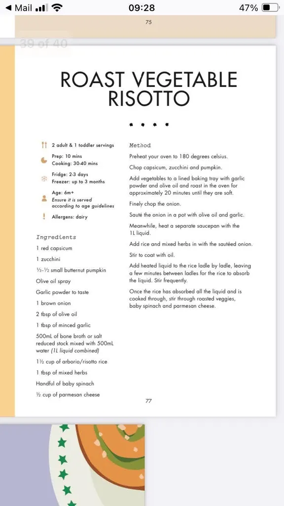 Roast vegetable risotto