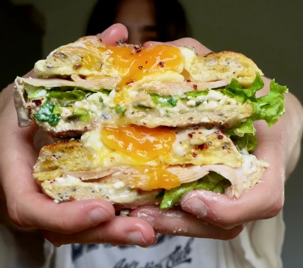 Spinach & cheddar muffins