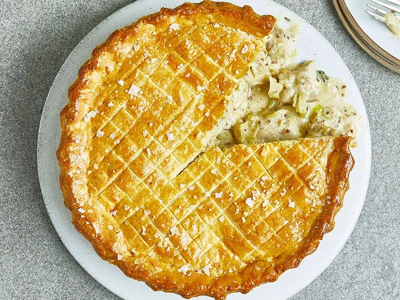 Next level chicken pie