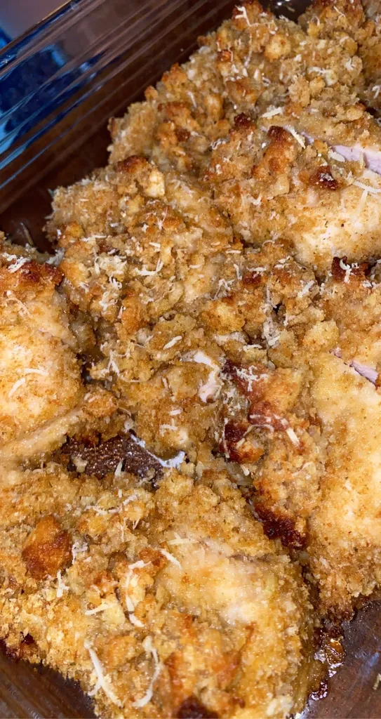 Chicken with parma ham and mozzarella